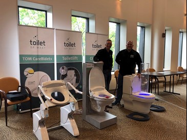 TOM Toilet Op Maat introduceert het ALS concept toiletoplossingen op de ALS dag 2018